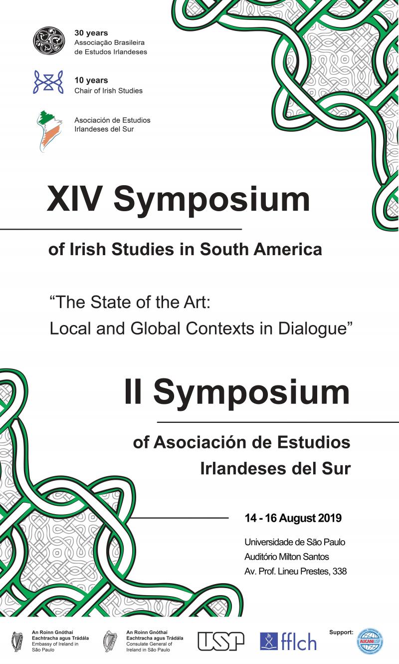 cartaz do xiv symposium of irish studies on south america